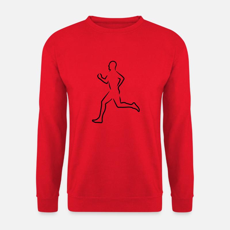 Läufer - Unisex Pullover - Rot