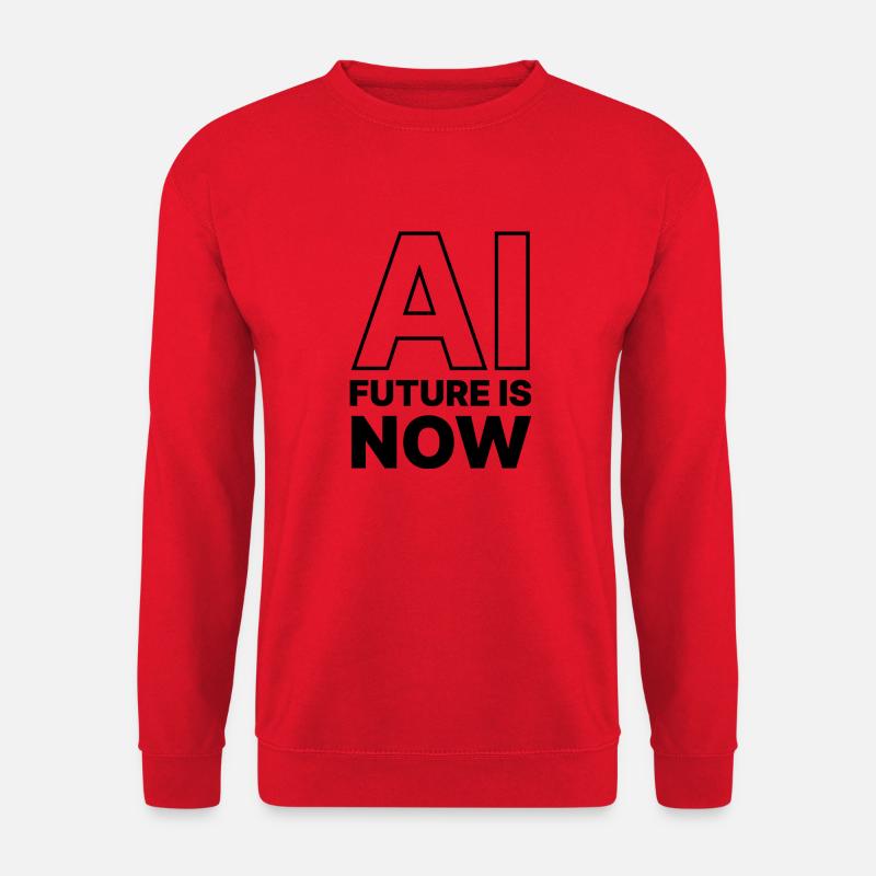 AI ARTIFICIAL INTELLIGENCE - Unisex Sweatshirt - red