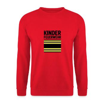 Pompiers pour enfants – Little Heroes Big - Sweat-shirt Unisexe - rouge - Devant - Alina (178cm) & Michal (187cm)