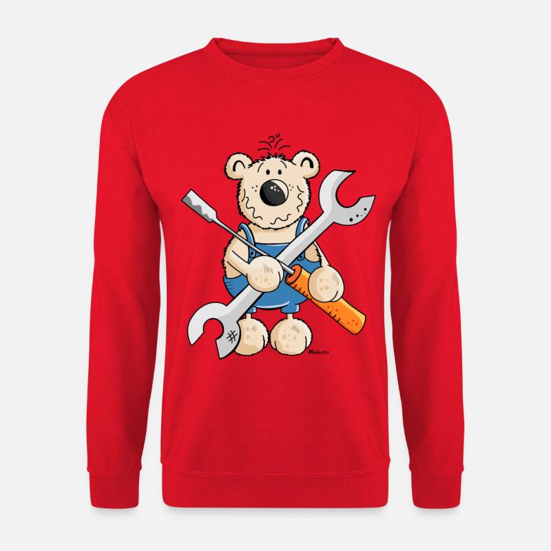 Craftsmen Bear - Unisex Sweatshirt - red