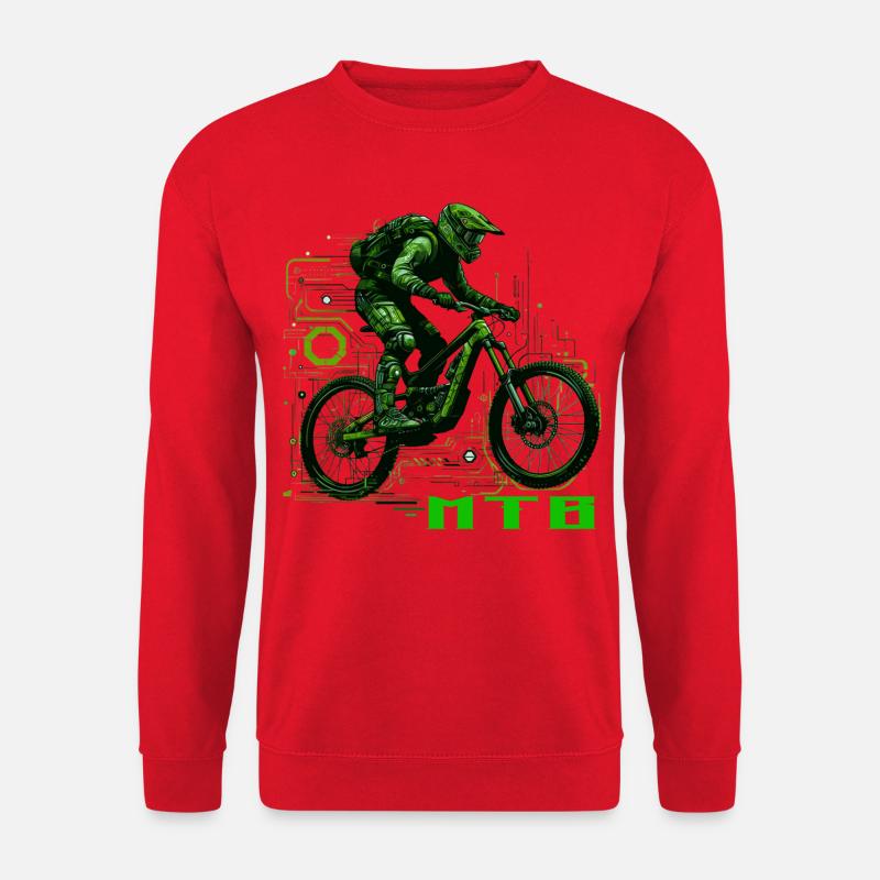 Vélo VTT - Sweat-shirt Unisexe - rouge
