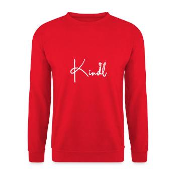 Münchner Kindl - Unisex Pullover - Rot - Vorne - Alina (178cm) & Michal (187cm)