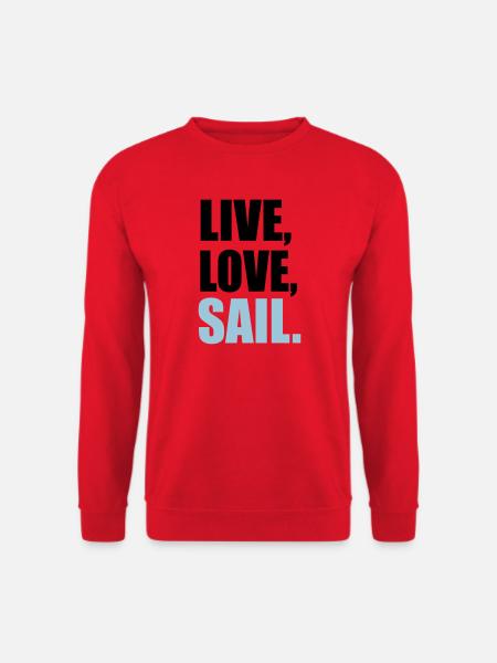 voile - Sweat-shirt Unisexe - rouge