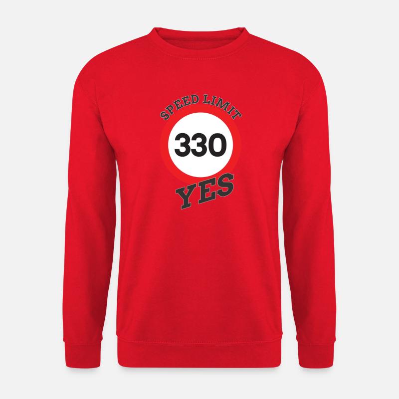Speed limit, speed limit highway - Unisex Sweatshirt - red