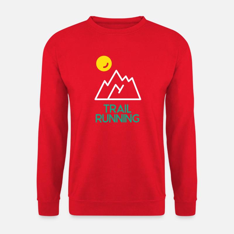 Trailrunning - Unisex Pullover - Rot