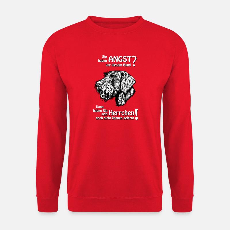 Angst vor DD? Herrchen - Unisex Pullover - Rot