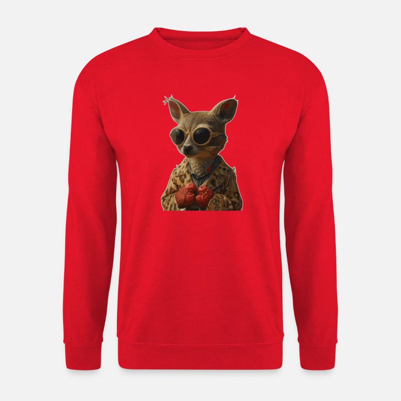 Kangaroo1 - Unisex Sweatshirt - red