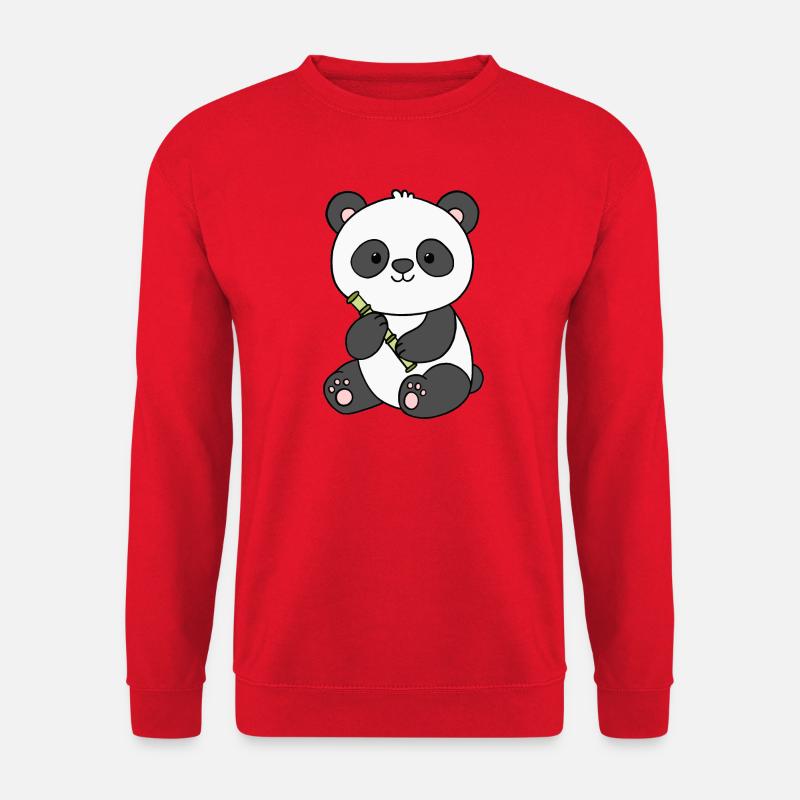 Panda Panda Bear - Unisex Sweatshirt - red