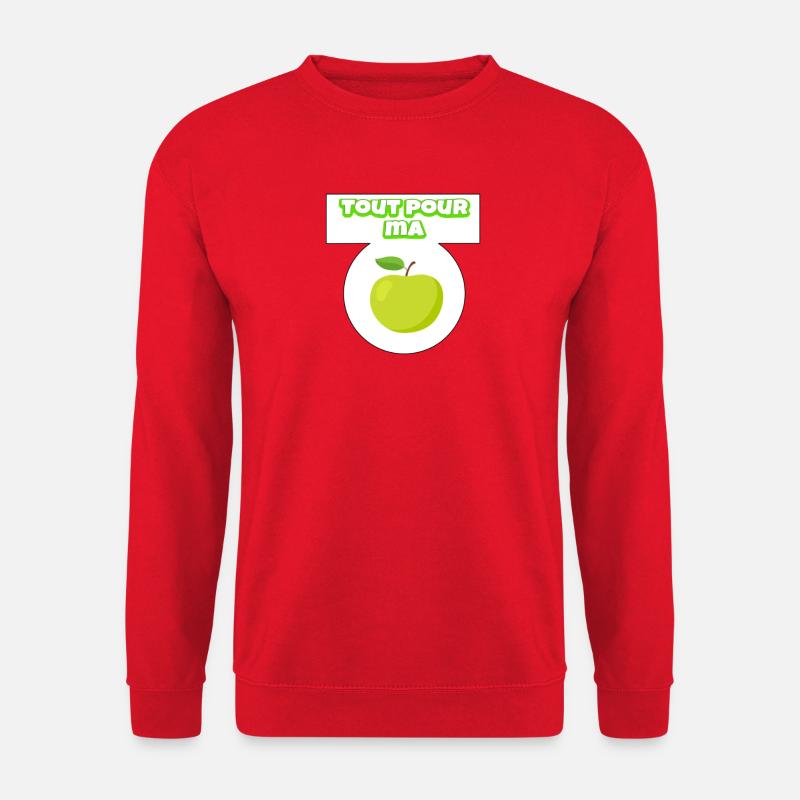 Everything for my apple - Unisex Sweatshirt - red