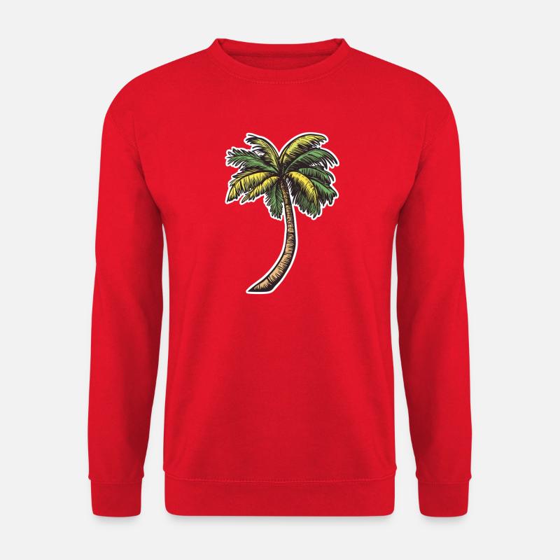 Palme - Unisex Pullover - Rot