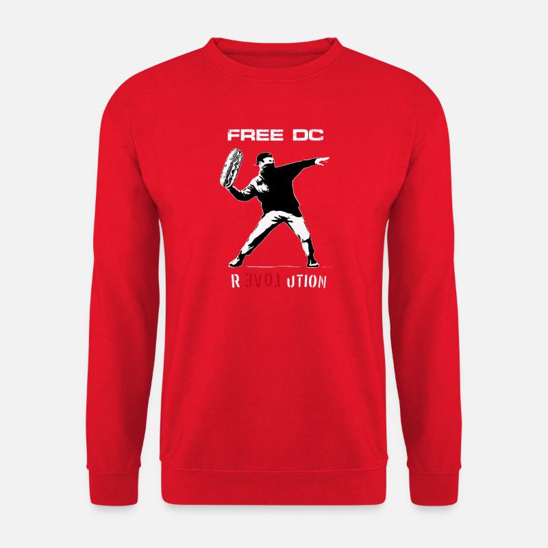 Sandwich-Revolution werfen - Unisex Pullover - Rot