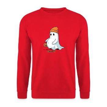 soo much Candy - Unisex Pullover - Rot - Vorne - Alina (178cm) & Michal (187cm)