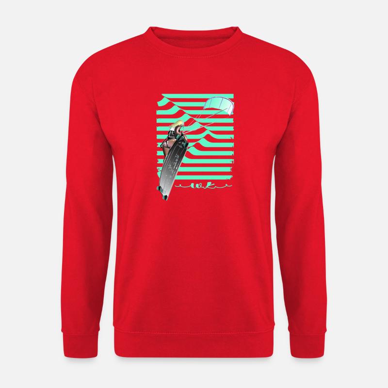 Windsurf Diva Neonsee - Unisex Sweatshirt - red