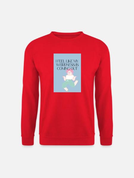 Felling Weird - Unisex Sweatshirt - red