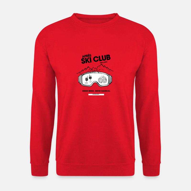 Pistenrausch Aprés Ski Club - Unisex Pullover - Rot