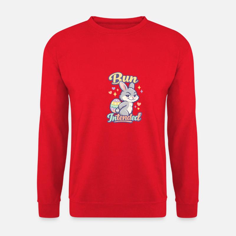 Bun Intended Easter Bunny - Unisex Sweatshirt - red