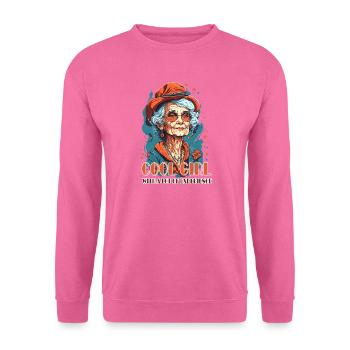 Erfahrene Charmefrau Illustration - Unisex Pullover - Pink - Vorne