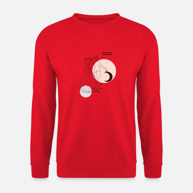 Nachtmond Tänzerin - Unisex Pullover - Rot