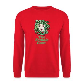 Le regard féminin - Sweat-shirt Unisexe - rouge - Devant - Alina (178cm) & Michal (187cm)