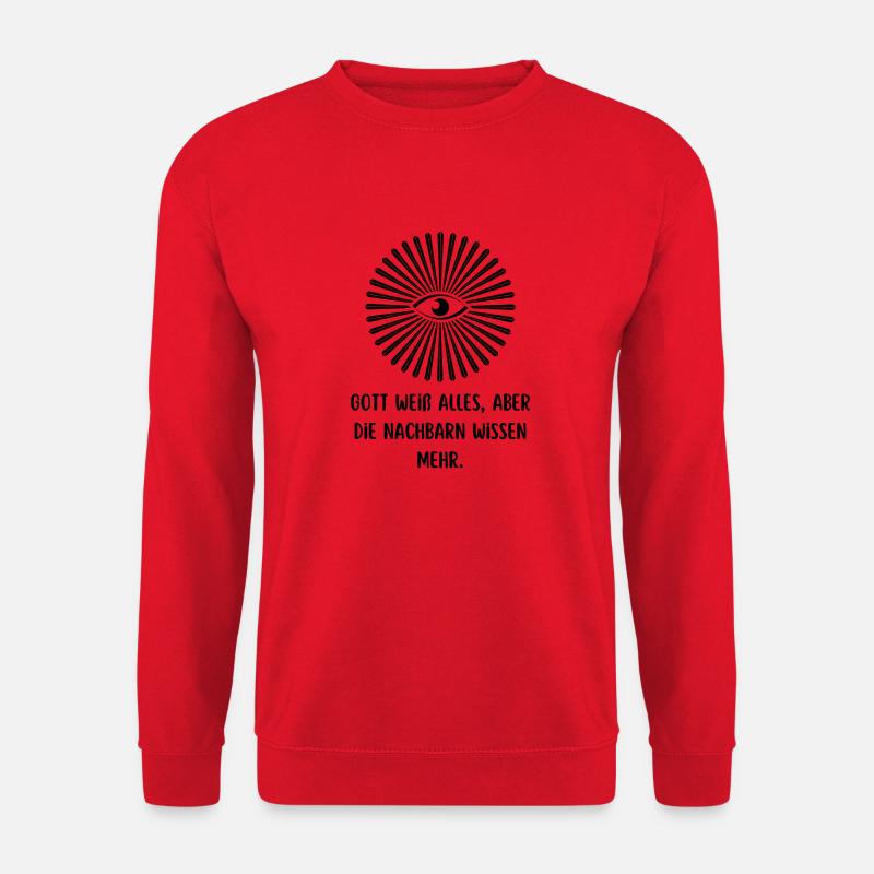 Nachbarn - Unisex Pullover - Rot