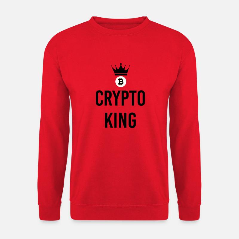 Bitcoin Trading Crypto Stocks - Unisex Sweatshirt - red