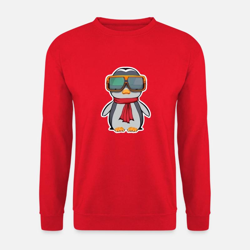 Niedlicher kleiner Pinguin - Unisex Pullover - Rot