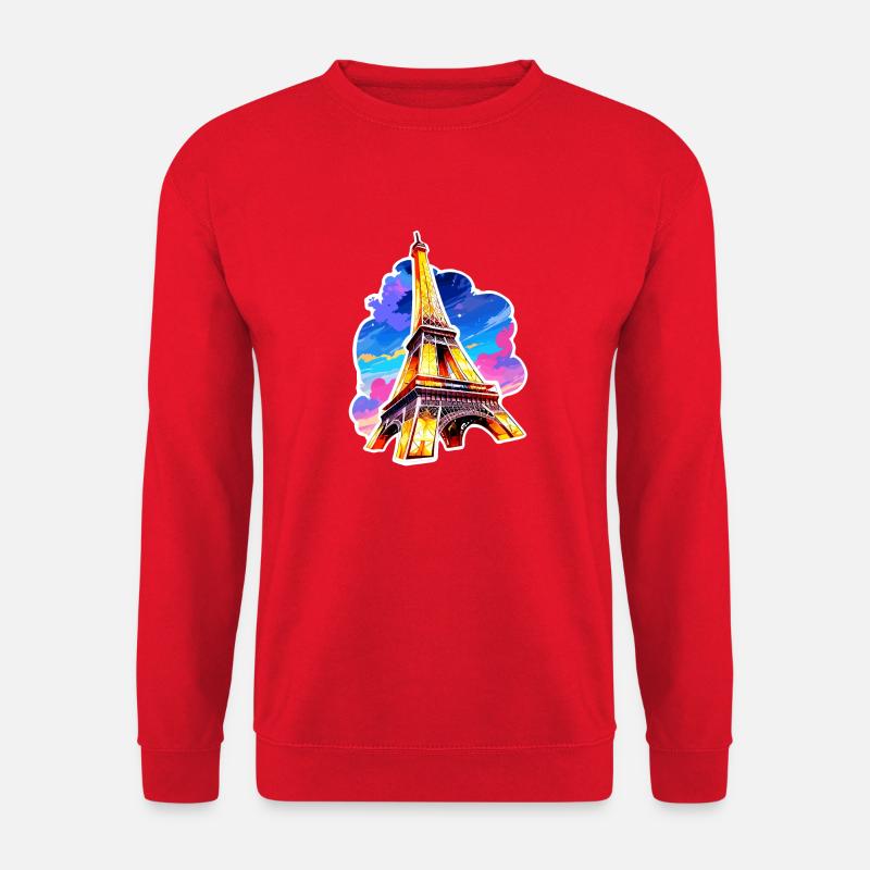 Eiffel tower #22 - Unisex Sweatshirt - red
