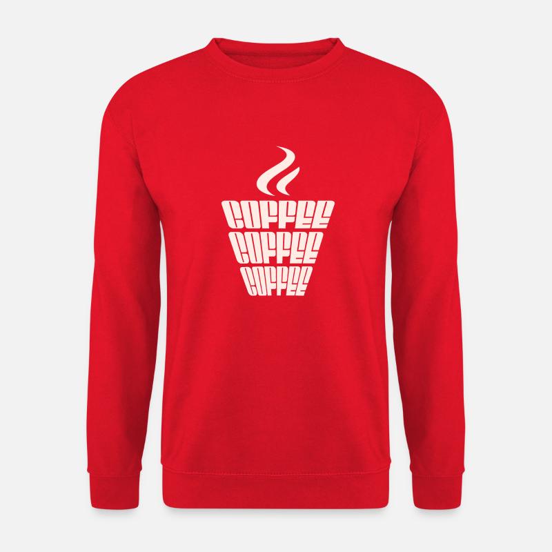 Coffee Coffee Coffee - Unisex Pullover - Rot