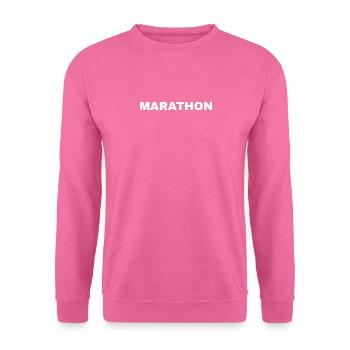 MARATHON - Unisex Pullover - Pink - Vorne