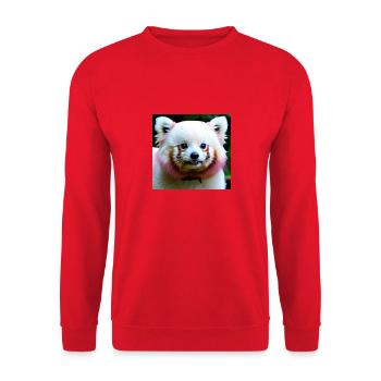 IMG 20230503 185330 565 - Unisex Pullover - Rot - Vorne - Alina (178cm) & Michal (187cm)