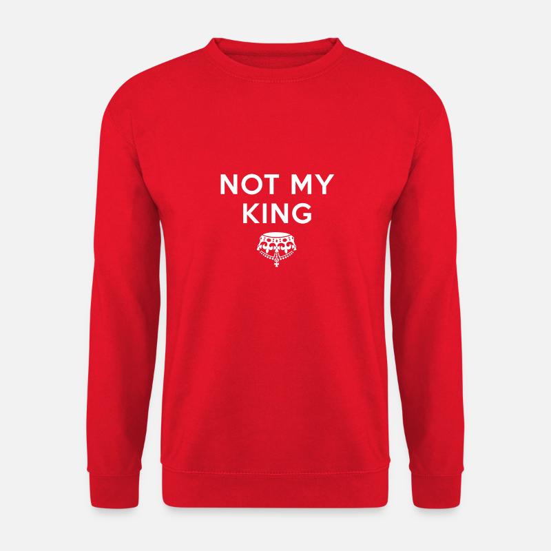 Not my King - Unisex Sweatshirt - red