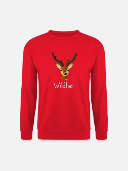 Wildtier - Unisex Pullover - Rot