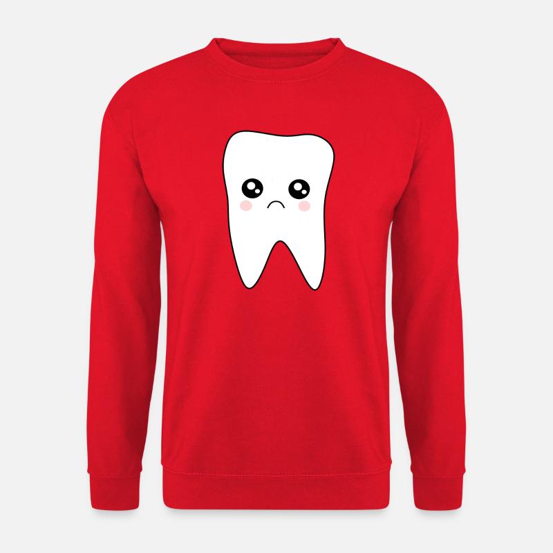 Tooth, Teeth, Dentist Gift - Unisex Sweatshirt - red