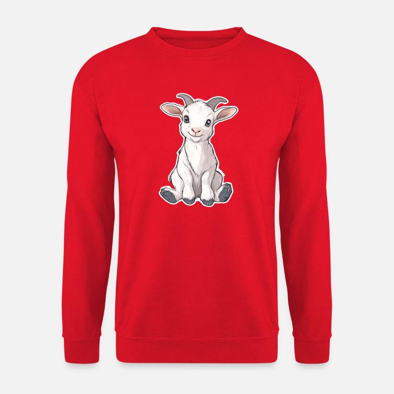 Ziege - Unisex Pullover - Rot