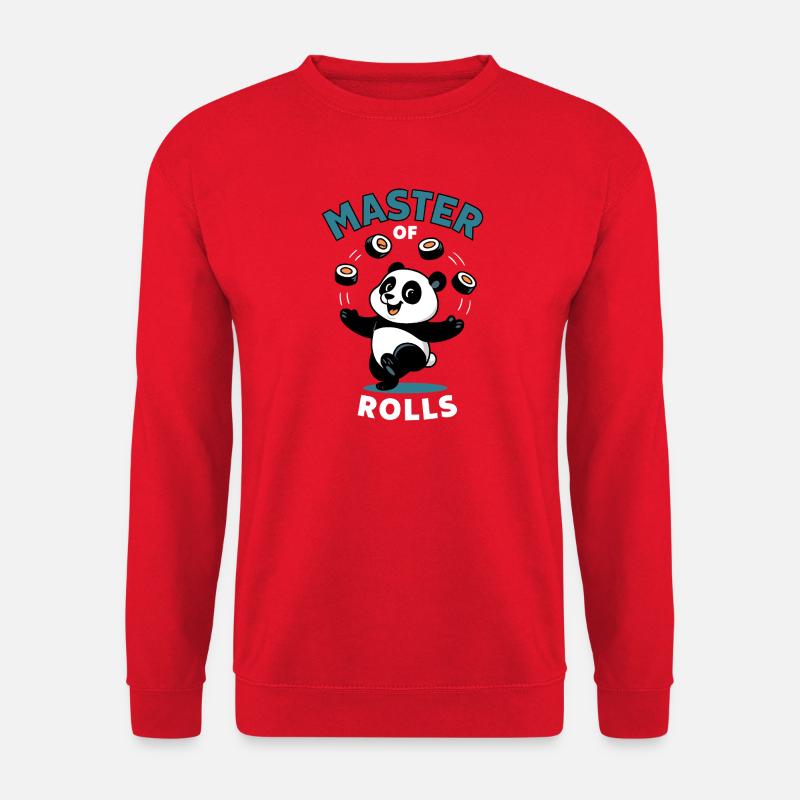 Meister der Rollen Panda - Unisex Pullover - Rot