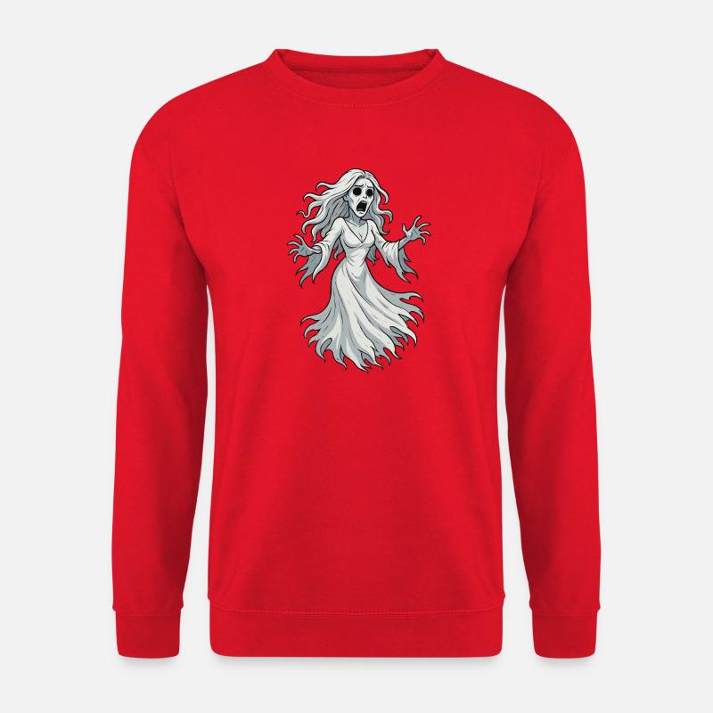 Die Scream-Frau Edvard Munch - Unisex Pullover - Rot