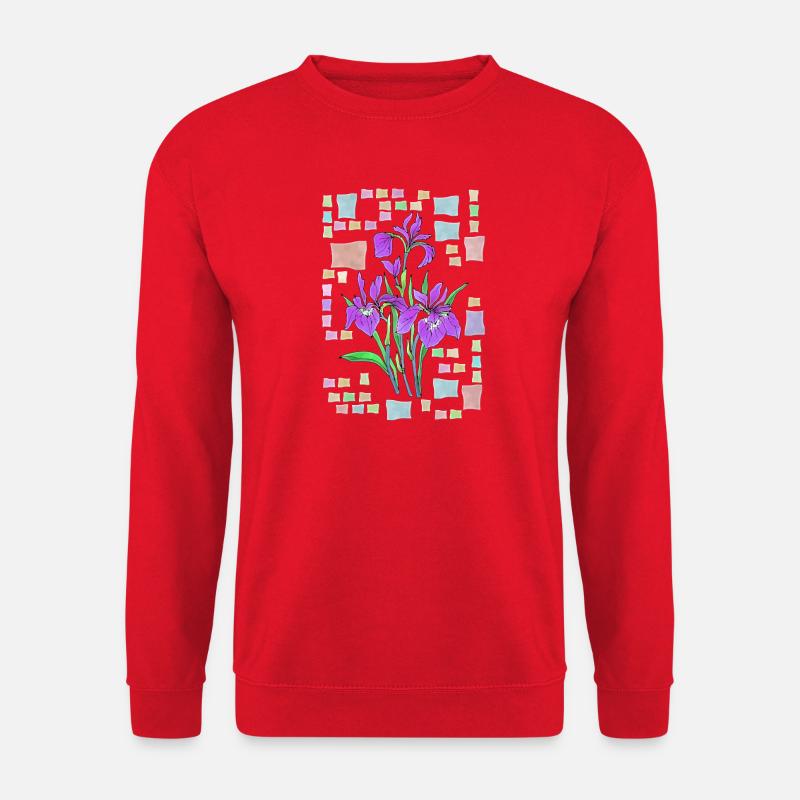 Blumen - Unisex Pullover - Rot