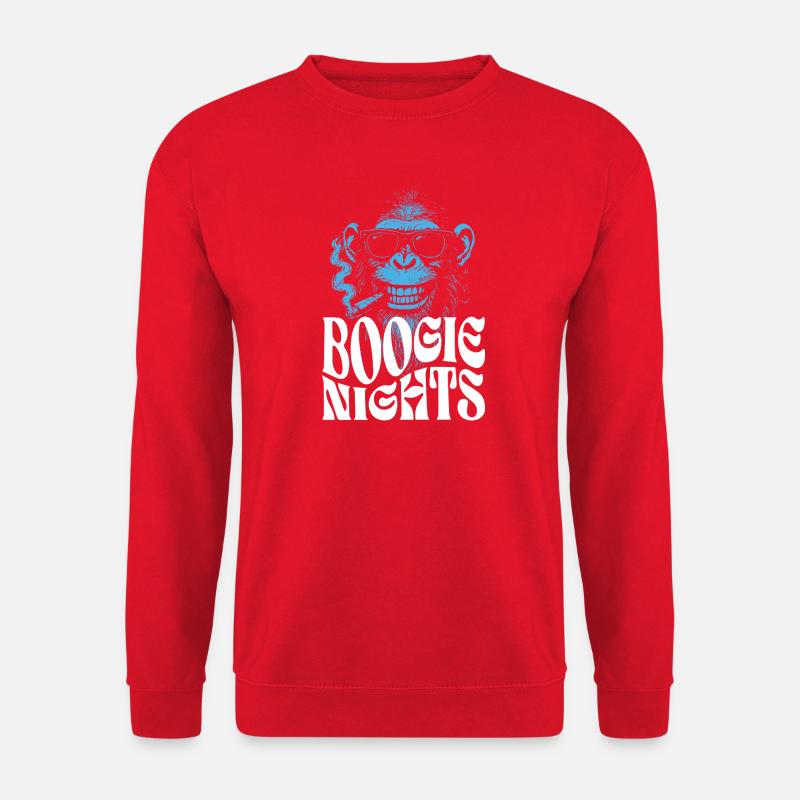 Boogie Nights Monkey Tee - Unisex Sweatshirt - red