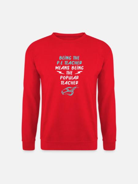 Sportunterricht Sport Lehrer Sportlehrer - Unisex Pullover - Rot