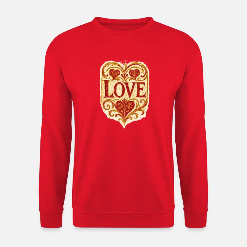 amour_hzcj_013 - Unisex Pullover - Rot