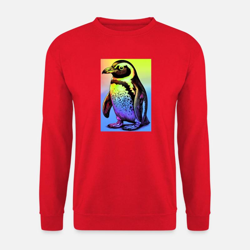 penguin - Unisex Sweatshirt - red