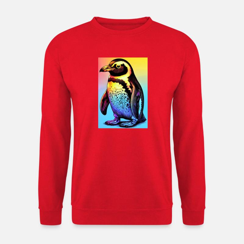 Pinguin - Unisex Pullover - Rot