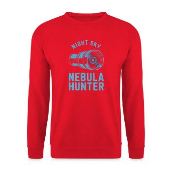 Télescope du ciel nocturne Nebula Hunter - Sweat-shirt Unisexe - rouge - Devant - Alina (178cm) & Michal (187cm)