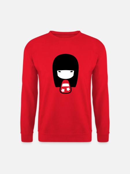 Kokeshi - Unisex Sweatshirt - red
