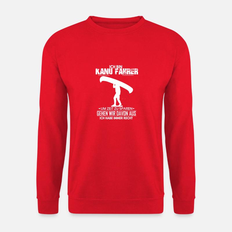 Kanu Fahrer - Unisex Pullover - Rot