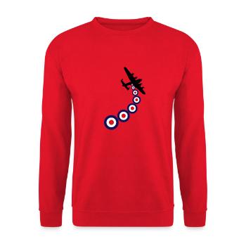 Lancaster Mod - Unisex Sweatshirt - red - Front - Alina (178cm) & Michal (187cm)
