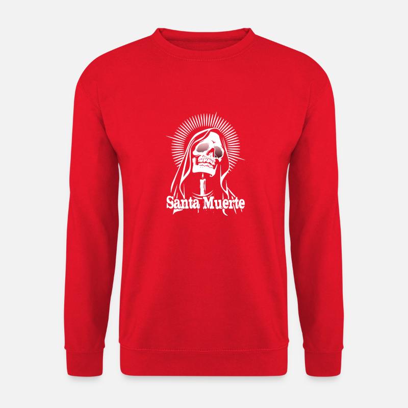 Santa Muerte - Unisex Pullover - Rot