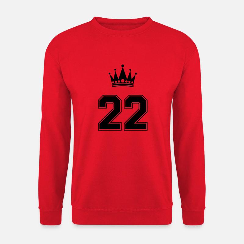 22 krone - Unisex Pullover - Rot