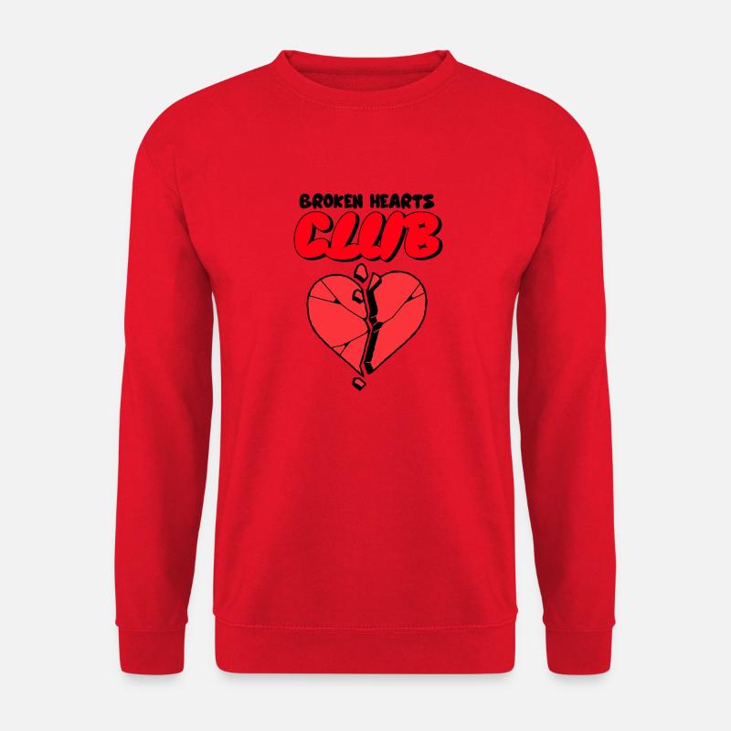 Broken Heart - Unisex Pullover - Rot
