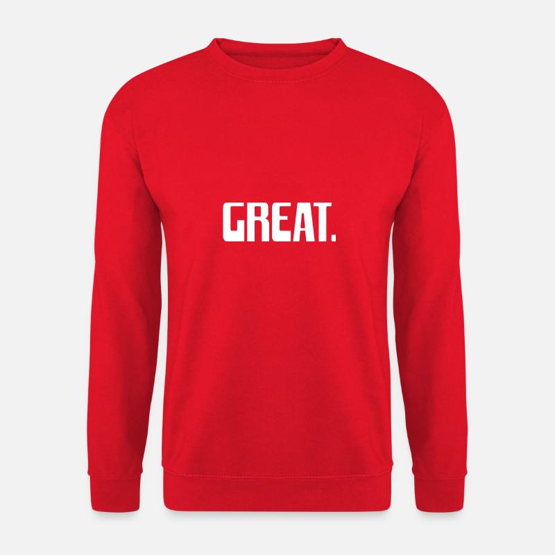 GREAT.PUNKT - Unisex Pullover - Rot